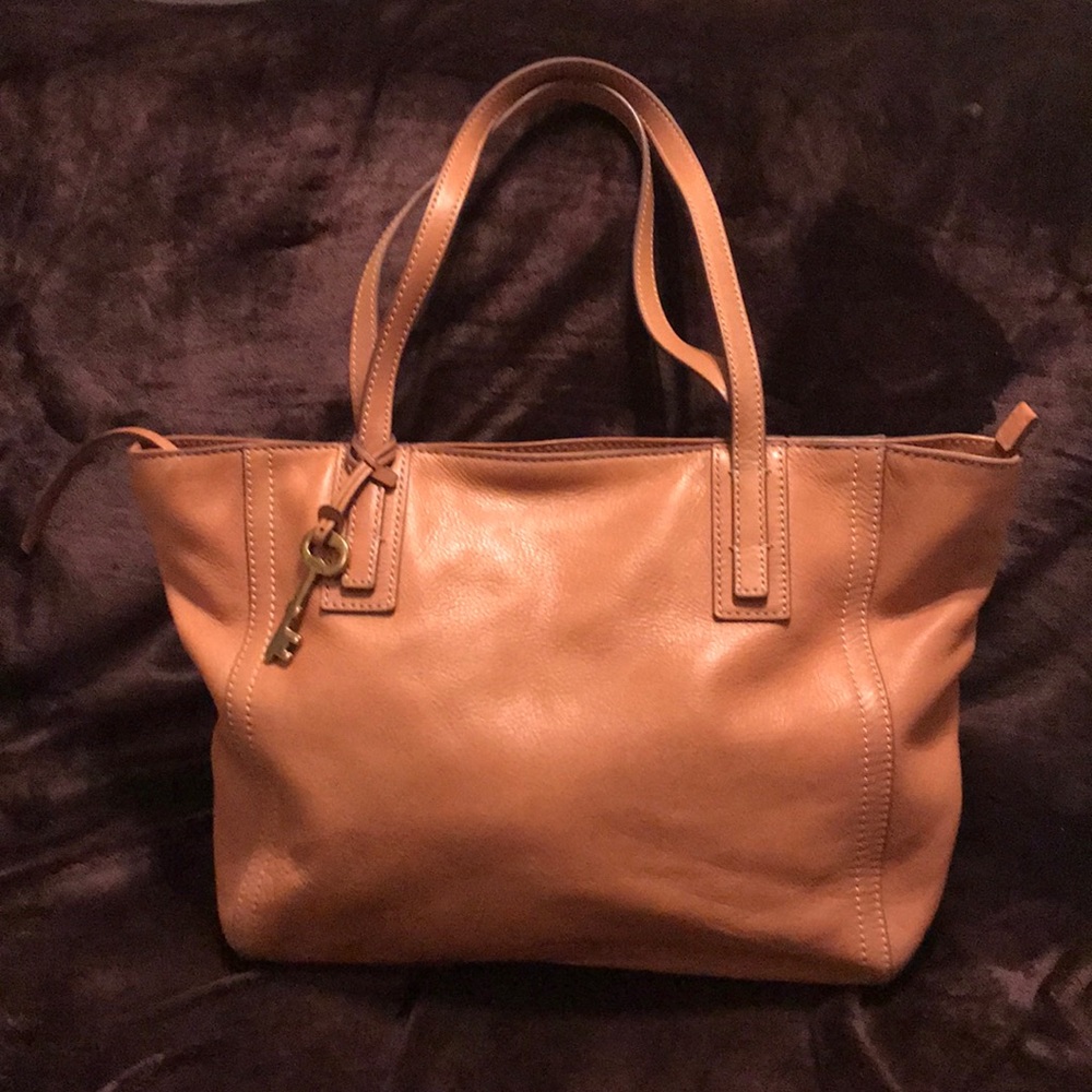Fossil leather Emma tote